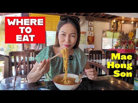 Where to eat in Mae Hong Son? The best Khao Soi at JiJi Good Vegetarian Restaurant & Pizza Primavera