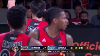 CJ Perez's SMOOTH MOVE for San Miguel vs. Converge 🤩 | PBA Season 49 Governors' Cup