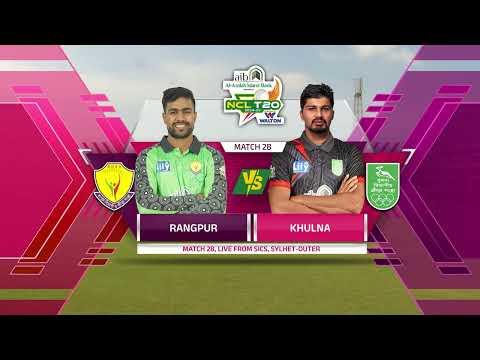 MATCH 28: Highlights | Rangpur Division vs Khulna Division | NCL T20 2024-25