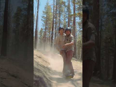 these boys love to ride trails tandem