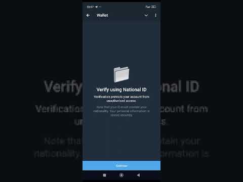 *Verification your telegram wallet*