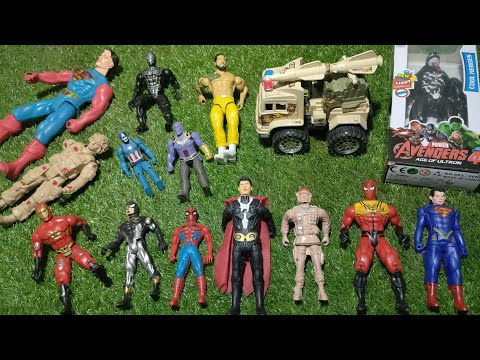 AVENGERS TOYS/Action Figures/Cheap Price/Unboxing/Ironman vs Hulk, Thor vs Spiderman/Superheroes