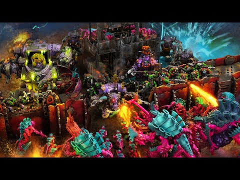 Orks vs Synthwave Tyranids: Battle for KILLCHESTA! Narrative WARHAMMER 40K