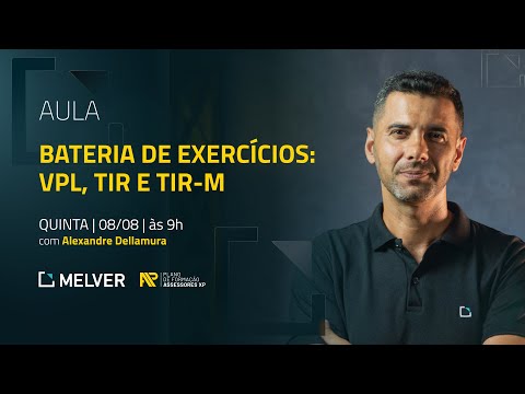 Curso Preparatório Ancord | Bateria de exercícios: VPL, TIR e TIR-M