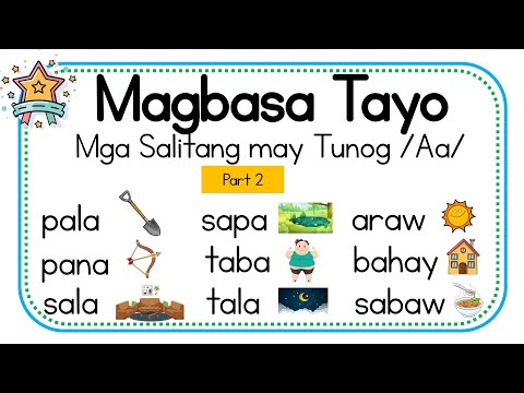 PART 2 Mga Salitang may Tunog /Aa/ ll Pagsasanay sa Pagbasa ll Teacher Ana Online Learning