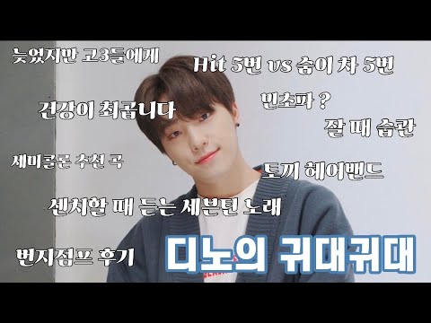 [세븐틴/디노] 수달 토끼 찬이의 귀대귀대