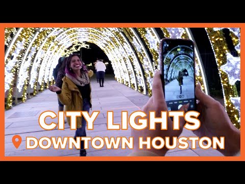 Exploring Downtown Houston's City Lights