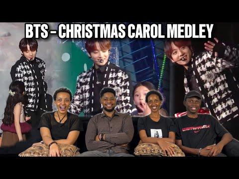 Our Reaction To BTS's Christmas Carol Medley + 'Santa Claus Is Comin' To Town' -  Disney  Singalong