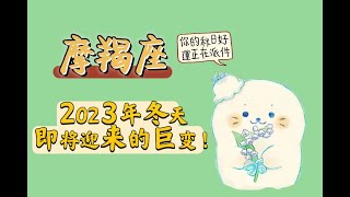 摩羯座♑️即将迎来的重大转变|2023年的断舍离｜2023年四季度运势|冬季运势|跨年运势