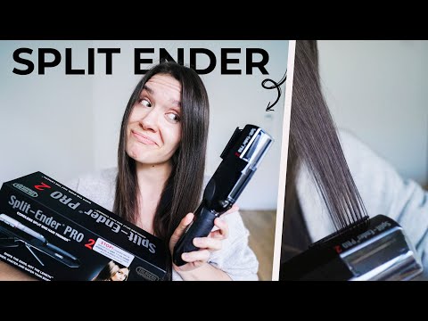 How to get rid of split ends WITHOUT affecting length at home | Testing Automatic Split End Trimmer