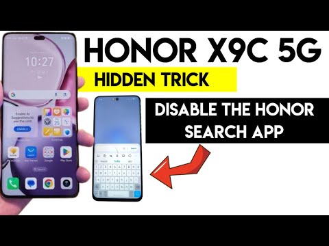 Honor X9c Hidden Trick: Disable the Honor Search App # honorx9c