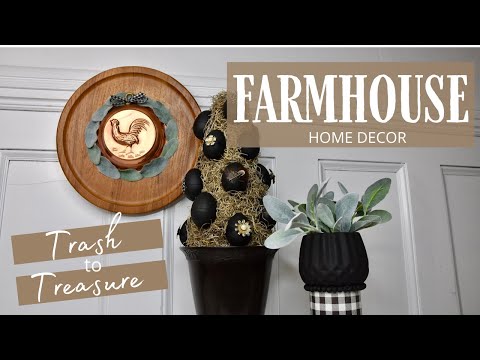 Farmhouse TRASH TO TREASURE | Home Decor | Secondhand Farmhouse DIY Challenge