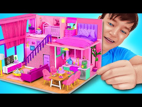 How To Build Cutest Dollhouse🌈 Cute Miniature Crafts and Tiny DIY Ideas by Rocketmons!