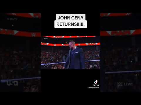 John Cena Confronts The Miz!!!!!!!!! #wwe #wweraw #johncena