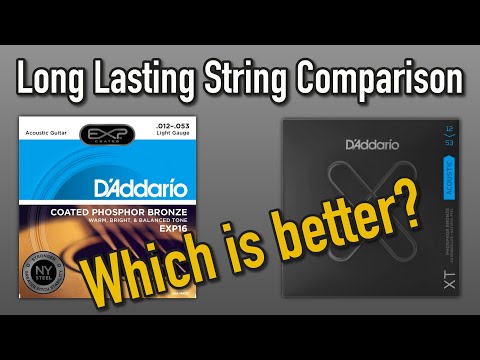 D'Addario XT vs. EXP // Best Long Lasting Acoustic Strings?