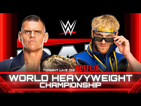 WWE 2K24 | Gunther VS Logan Paul - World Heavyweight Championship | Raw