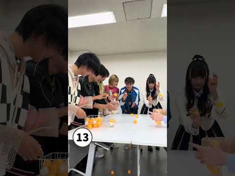 NMB48 小嶋花梨 塩月希依音 山本望叶 芳賀礼 池田典愛 48秒でピンポン玉入れ対決 #フォーエイト 永ennのアリス わかゔぁ ゑむ氏。あみか Emushi アマリザ