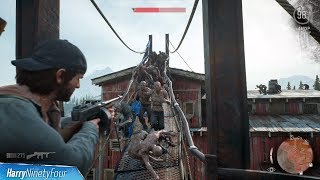 Days Gone - Saw Mill Horde Walkthrough (Biggest Horde Battle)