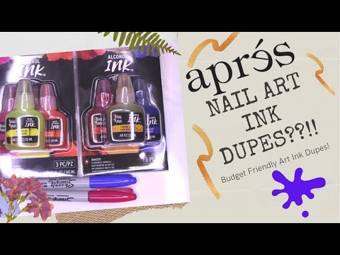 Apres Art Ink Dupes!! | Apres Nail Art Ink on a Budget