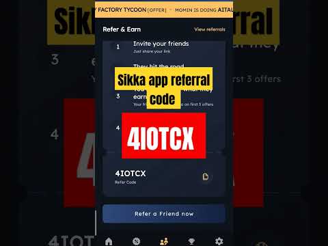 Sikka app referral code | sikka app referral code 2024 | #shorts #shortsfeed #ytshorts