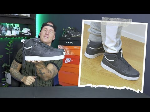 Unboxing/Reviewing The Nike Court Vision Mid Winter Shoes (On Body)