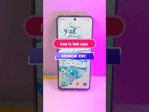 How to Hide Apps on Honor X9C #honorx9c