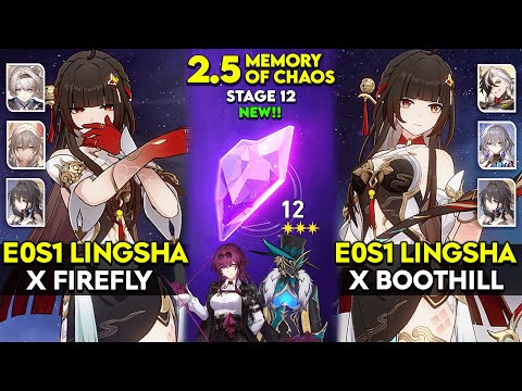 E0S1 Lingsha x E0S1 Firefly & E0S1 Boothill | MOC 12  | Honkai Star Rail v2.5