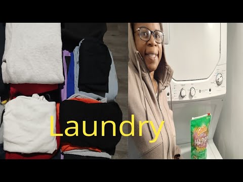 Laundry Day at Home: Wash, Dry, & Fold - Cleaning Motivation