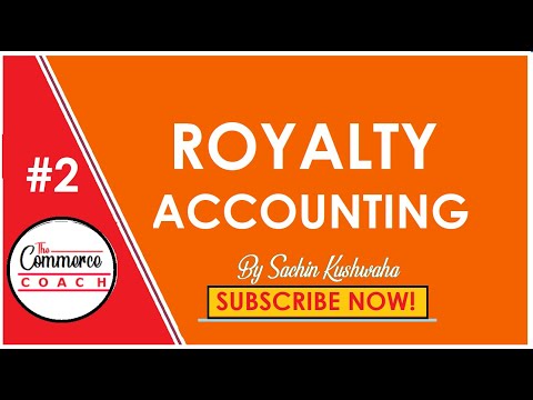 #2 Royalty Accounts B.com 1st year CMA Inter - Hindi | - The Commerce coach