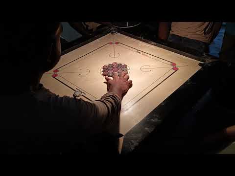 BEST CARROM SUSPENSE NO HAND GAME #carrom#carromboard