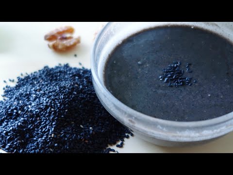 黑芝麻糊 | Black Sesame Cereal Good for Hair 拯救发际线的时候到了