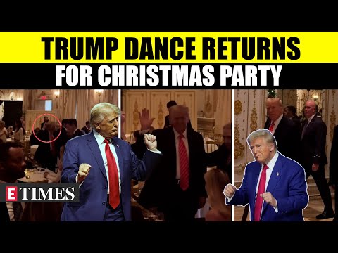 Donald Trump Grooves To 'YMCA' During Christmas Eve Dinner Party At Mar-a-Lago, Florida | WATCH