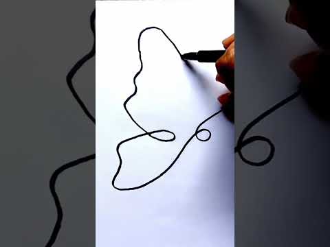 easy butterfly drawing #shorts #shortvideo #viralshort #short #butterfly#drawing #easyartwithbiplab