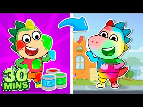 🎨 Dragon Family's Color Challenge! Fun Adventures & Stories for Kids & Family by Fire Spike