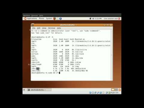 Cloning a hard drive using the Ubuntu live CD #4