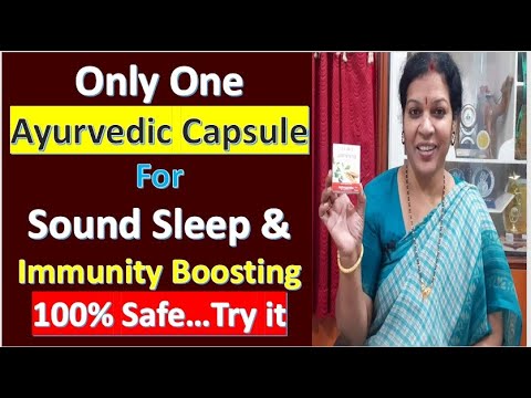 Only One Ayurvedic Capsule For Sound Sleep & Immunity Boosting - 100% Safe.. Try It 👍