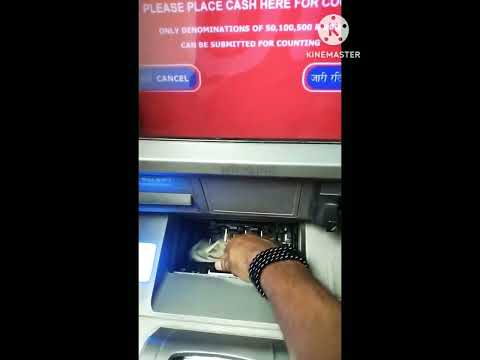 How to deposit ₹1500 rupes in union bank atm machine.