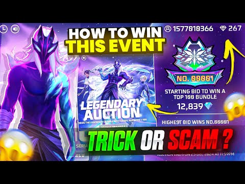 HOW TO COMPLETE NEW LEGENDARY AUCTION EVENT | NEW LEGENDARY BUNDLE KAISE LE | FREE FIRE NEW EVENT