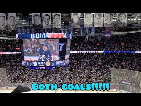 BOTH LEAFS GOALS LIVE!!!! ROUND 1 GAME 3 Vs Bruins MUST WATCH!!!!!