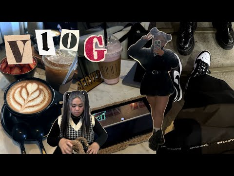 vlog: editing set up, pc gaming cafe, cute shopping in little tokyo