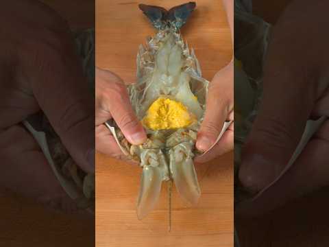 Double Cheese Giant River Prawn 🦐 #cooking #shorts @thumbntk