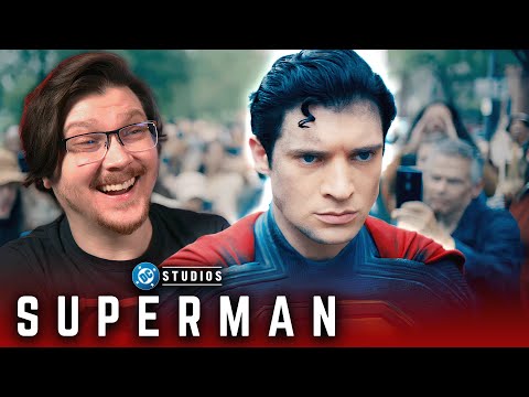 SUPERMAN OFFICIAL TEASER TRAILER REACTION | DAVID CORENSWET | JAMES GUNN | DCU | DC STUDIOS