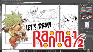 Let's Draw Ranma Boy Type - Commissioned Work