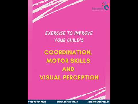 Exercises to improve your child's coordination, visual perception, spacial orientation and attention