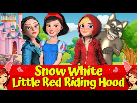 Snow White & the Seven Dwarfs I 🔴 Little Red Riding Hood & the Big Bad Wolf 🐺I Animated Fairytale🌟