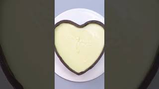 Satisfying heart chocolate cake #shorts