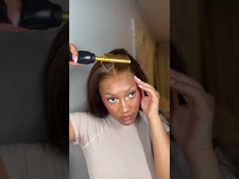 Laid your lace perfectly🤎🤎 #hairtutorial  #wigs #wigmagic