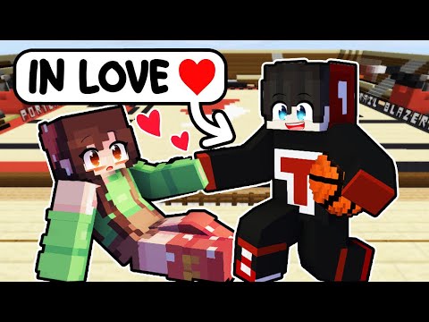 BASKETBALL STAR has a CRUSH on ME In Minecraft ( Tagalog )