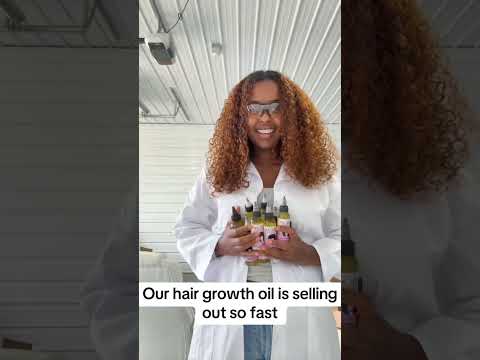 Our hair growth oil going viral #naturalhair #hairgrowth #4chair