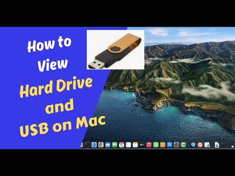 How to View Hard Drives and USB on Mac Device | Show Hard Drive and USB Drive on MacBook